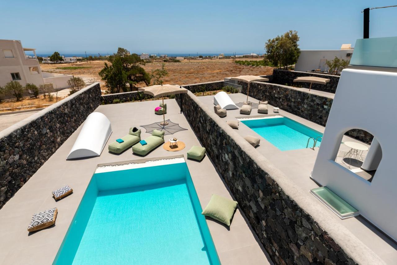 Modern Dome Homes Of Santorini Perissa  Exterior photo